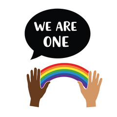 colorful speech bubble