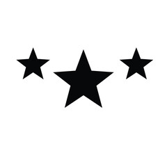 Obraz premium red star isolated on white