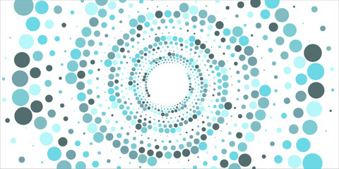 Light BLUE vector layout with circle shapes. Blurred decorative design in abstract style with bubbles. Template for your brand book.eps10