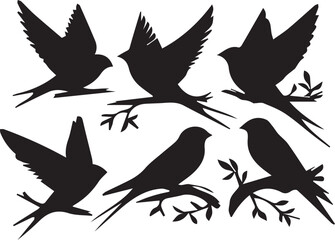 Bird vector, bird, animal, sparrow, feather, flying, animals, wildlife, wild, wing, duck vector set