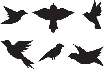 Bird vector, bird, animal, sparrow, feather, flying, animals, wildlife, wild, wing, duck vector set