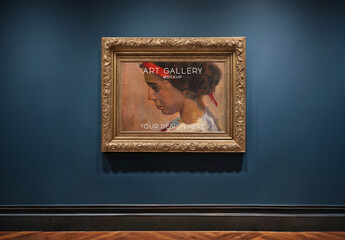 Painting in the Art Gallery Mockup 2