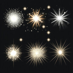 Naklejka premium Celebratory fireworks explosion display in night sky