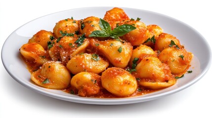 Delicious Pasta with Tomato Sauce and Basil