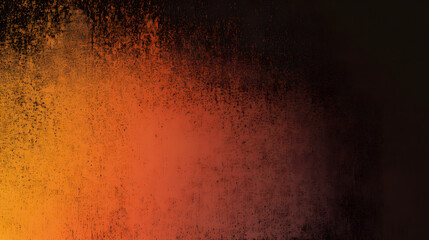 Abstract Orange and Black Grunge Texture Background