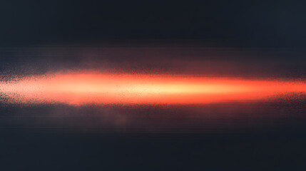 Abstract Orange Light Beam on Dark Background - Glowing Energy Streak
