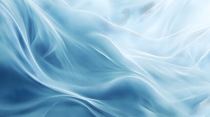 Obraz premium Abstract Blue Silk Drape Soft, Flowing Fabric Texture Background