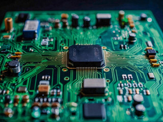 Fototapeta premium Circuit board background