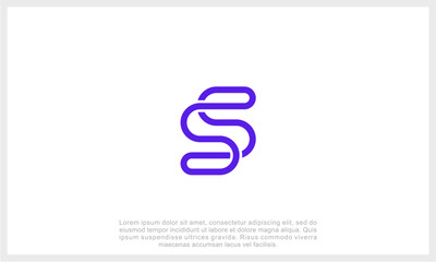 Letter S Logo Template Design Vector Illustration	
