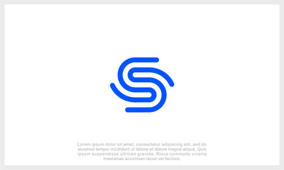 Letter S Logo Template Design Vector Illustration	
