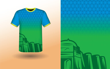 T-shirt Sport Design Template, T-shirt Mockup Abstract Grunge Sport Jersey Design For Cricket, Football Soccer, Racing, Sports, Running Soccer Jersey. Uniform Front View

template, vector, soccer, spo
