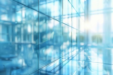 Sparkling clean glass surface showcasing transparency and clarity in a bright environment Generative AI