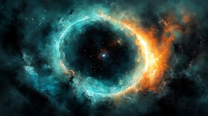 A concept for galactic tourism with holographic guides displaying star systems and nebulae.