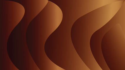 Abstract wave brown background vector. Abstract chocolate background. Brown web banner. brown cover design. chocolate texture. brochure flyer. banner design. wall decoration. polygon. wallpaper.