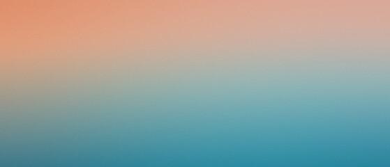 Fototapeta premium Gradient background of soft peach and turquoise hues, ideal for design projects, digital art, or website backgrounds, creating a serene aesthetic.