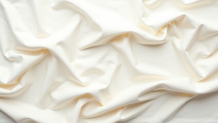 Fototapeta premium Creamy Soft Fabric Drape