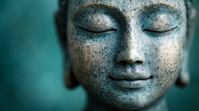 Buddha statue in the garden.