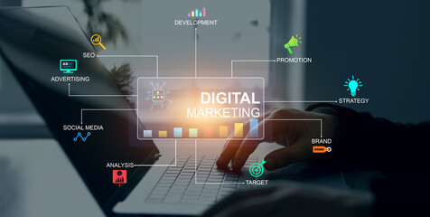 Digital marketing for promotion of products with social media, email, website and channel search engine.Digital Marketing development and goals strategy.Attract organic traffic for big sales.