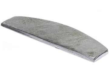 99.89% fine vanadium isolated on white background