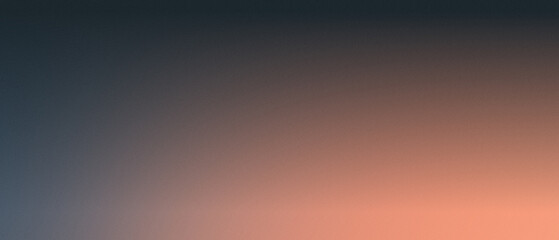 Gradient background with abstract colors, smooth transition from dark blue to warm orange, digital art, clean design for modern layouts.