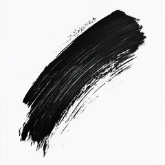 black strokes acrylic white and black different shapes convolutions brush strokes no color 