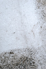 Background, texture of dirty old white foam plastic, construction polystyrene.