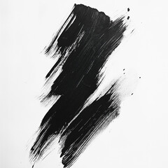 black strokes acrylic white and black different shapes convolutions brush strokes no color 