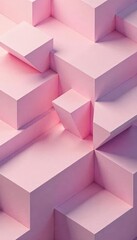 Subtle pink and grey geometric shapes repeat seamlessly , trendy, circles