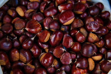  Chestnuts, which are the fruit of the chestnut tree
