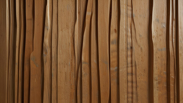 wooden slats, vertical lines, textured surface, warm brown tones, natural wood grain, parallel planks, rustic aesthetic, abstract pattern, minimalist design