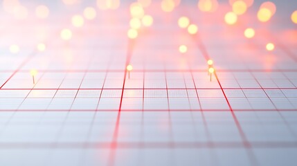 Graph with Light Bokeh Data Visualization