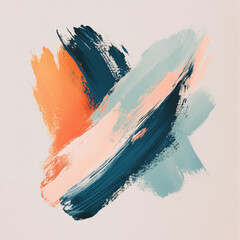 brush strokes, rainbow, different color brushes, 