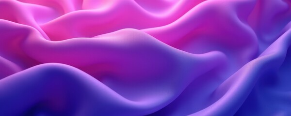 Fototapeta premium A vibrant abstract background featuring flowing waves of pink and purple hues, perfect for creative projects, digital art, or any modern design needs.