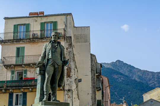 Monument Pasquale Paoli in Corte, Corsica, France