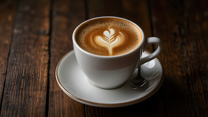 Fototapeta premium cup of cappuccino, ai generated