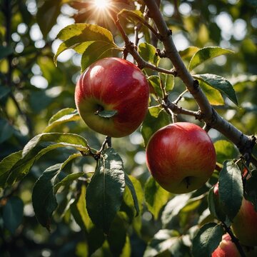 apples on tree