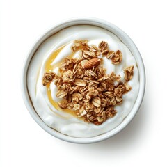 Yogurt with granola and honey