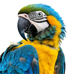 Fototapeta premium Blue-and-gold Macaw Portrait
