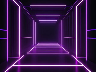 Vibrant Abstract Neon Light Background