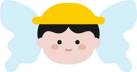 귀여운 천사 어린이 