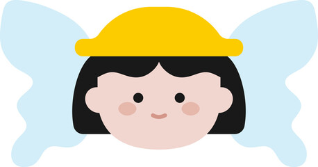 귀여운 천사 어린이 