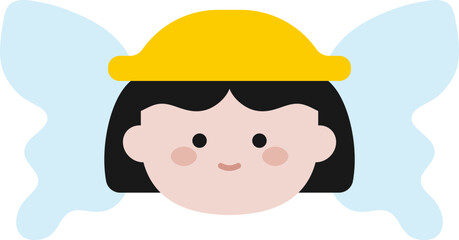 귀여운 천사 어린이 