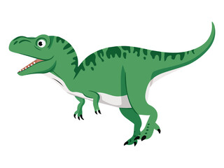 Mean Tyrannosaurus Rex T-Rex Cartoon Dinosaur