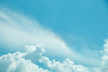 Soft Clouds in a Blue Sky