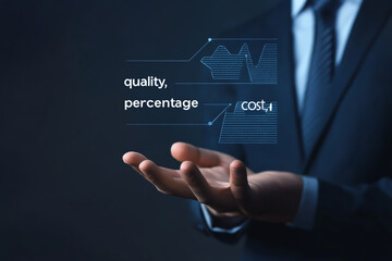 Obraz premium Business Growth and Market Analysis Concept