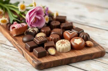 Assorted Chocolates Still Life