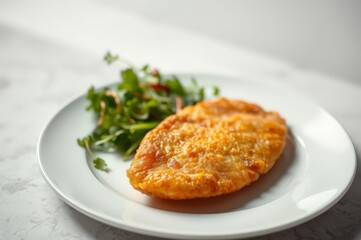 Minimalist Fried Fish Presentation