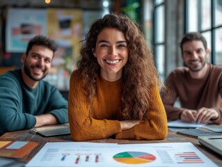 Modern Office Meeting: Teamwork and Innovation Follow Tools for Successful Business Strategy in Diverse Startup Culture