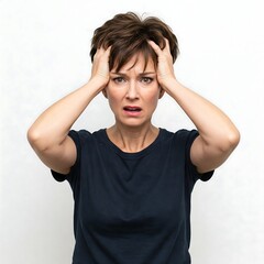 Fototapeta premium person with headache