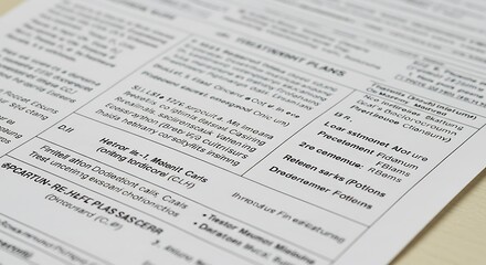 Obraz premium Close-up of Ancient Text Document with Detailed Calligraphy and Planning